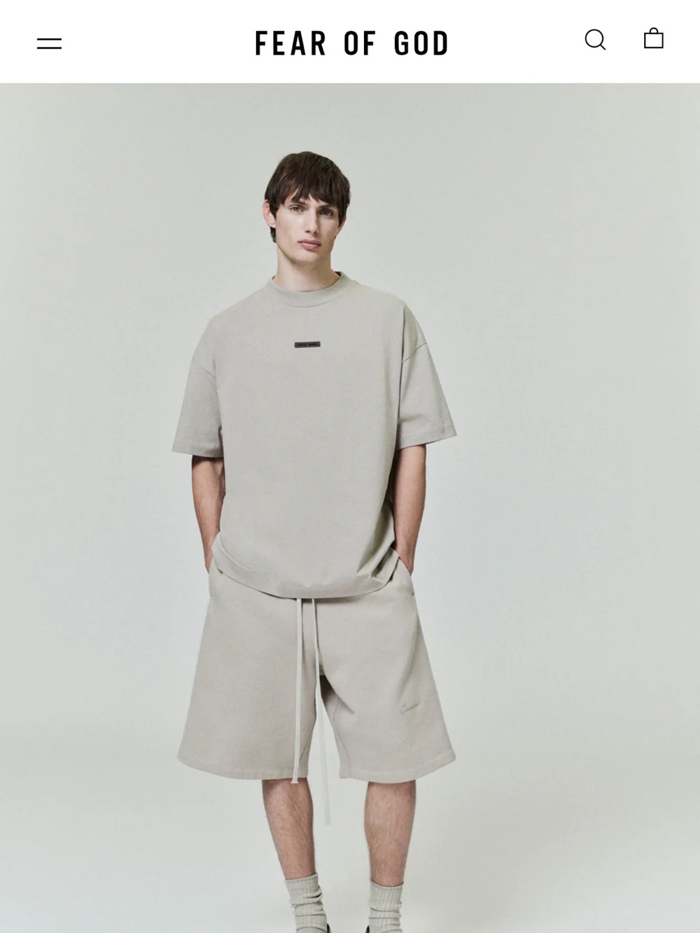 Essentials Fear Of God Classic Tee
